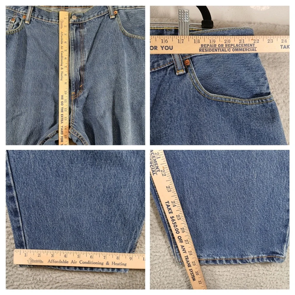 Levi's‎ 560 Jeans Men W46 L30 Blue Medium Wash Relaxed Tapered